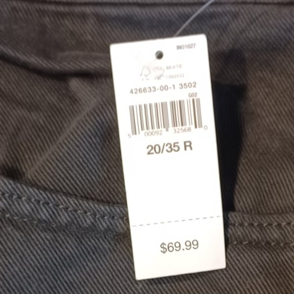 NWT GAP sz 20 / 30R High Rise Wide-Leg Jeans with Washwell Raw Hem - Picture 6 of 7